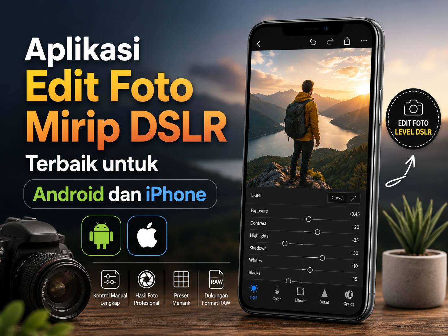aplikasi edit foto mirip DSLR