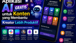 Aplikasi AI Gratis untuk Konten yang Membantu Kreator Lebih Produktif