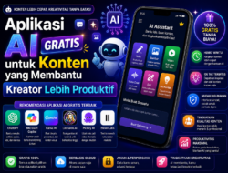 Aplikasi AI Gratis untuk Konten yang Membantu Kreator Lebih Produktif