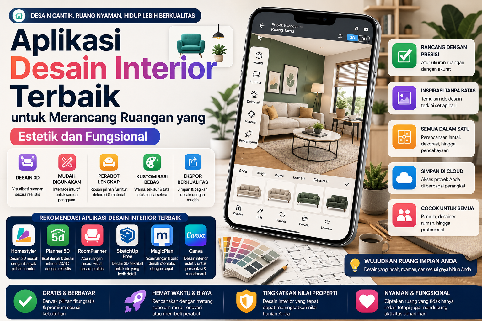 aplikasi desain interior terbaik,