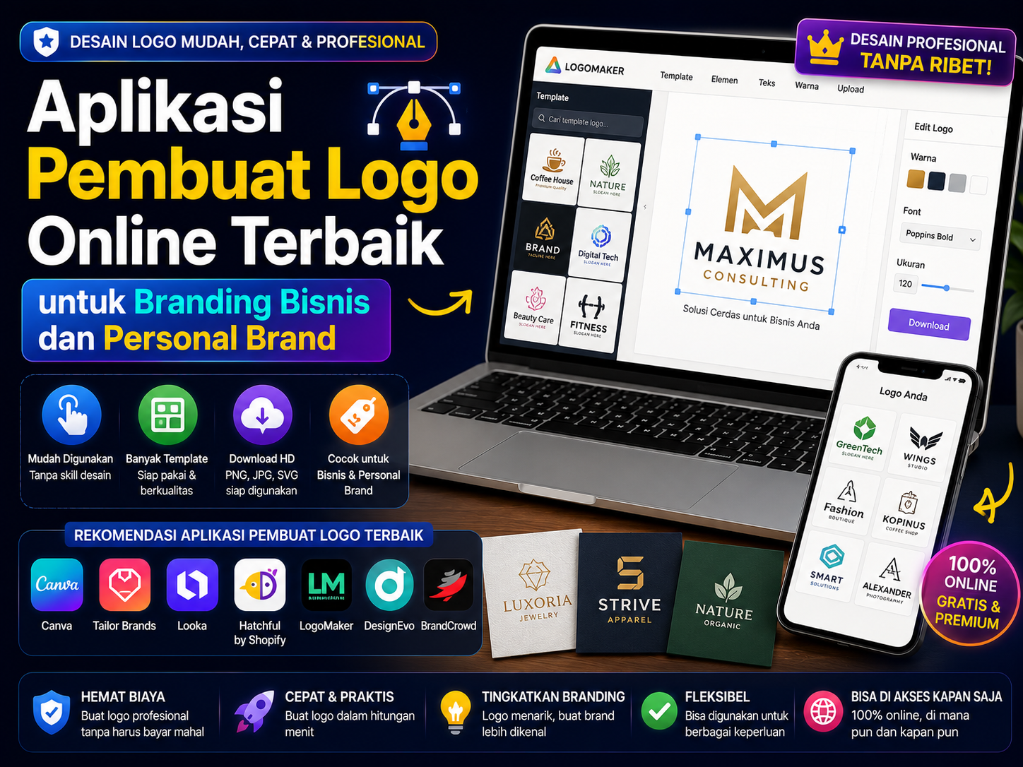 aplikasi pembuat logo online