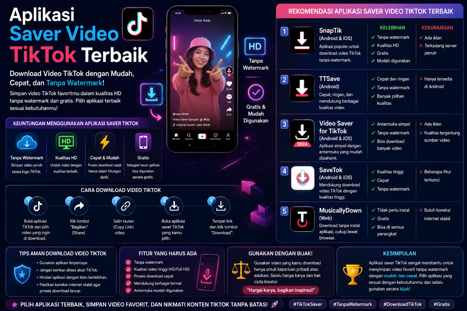 aplikasi saver video TikTok