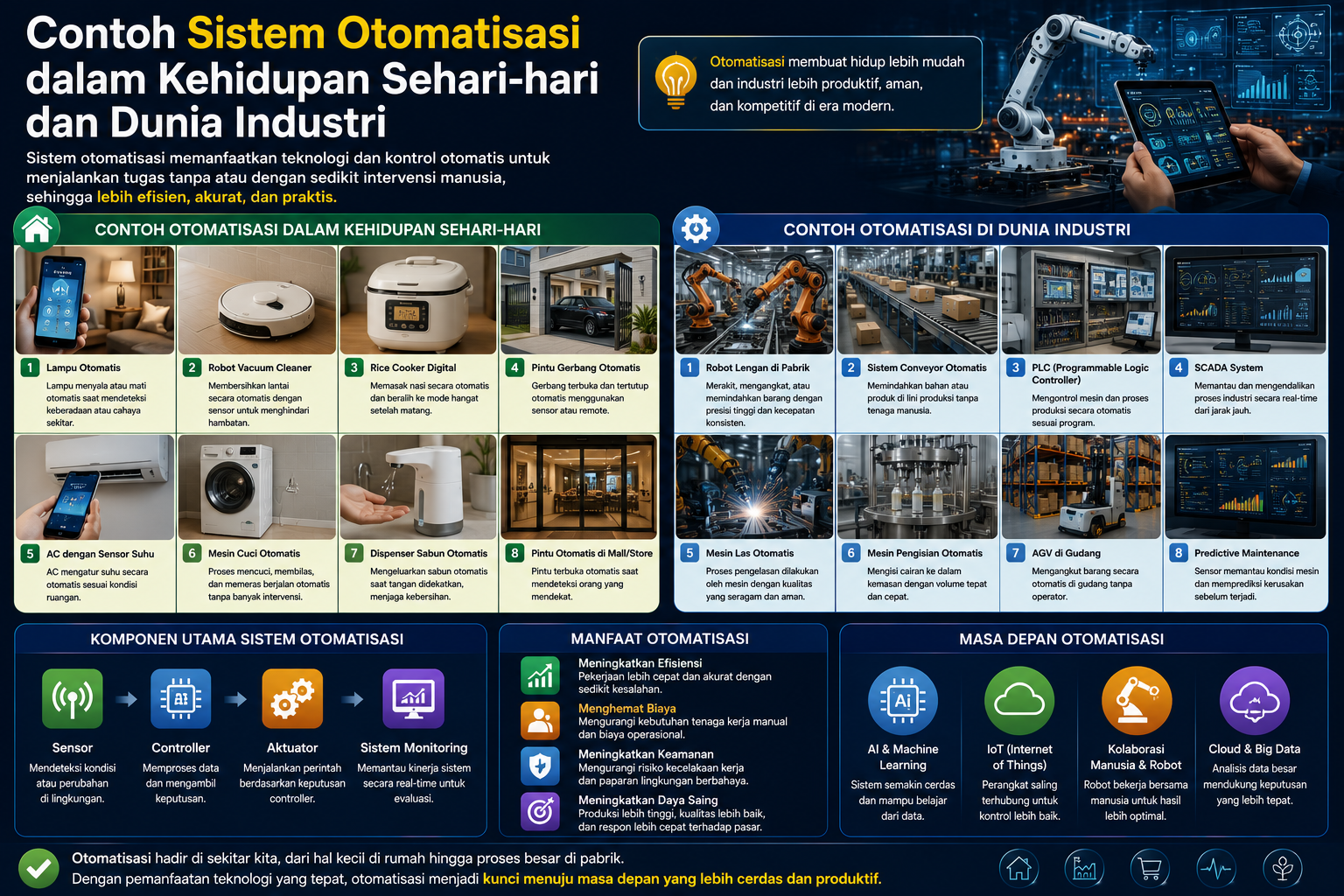 contoh sistem otomatisasi,
