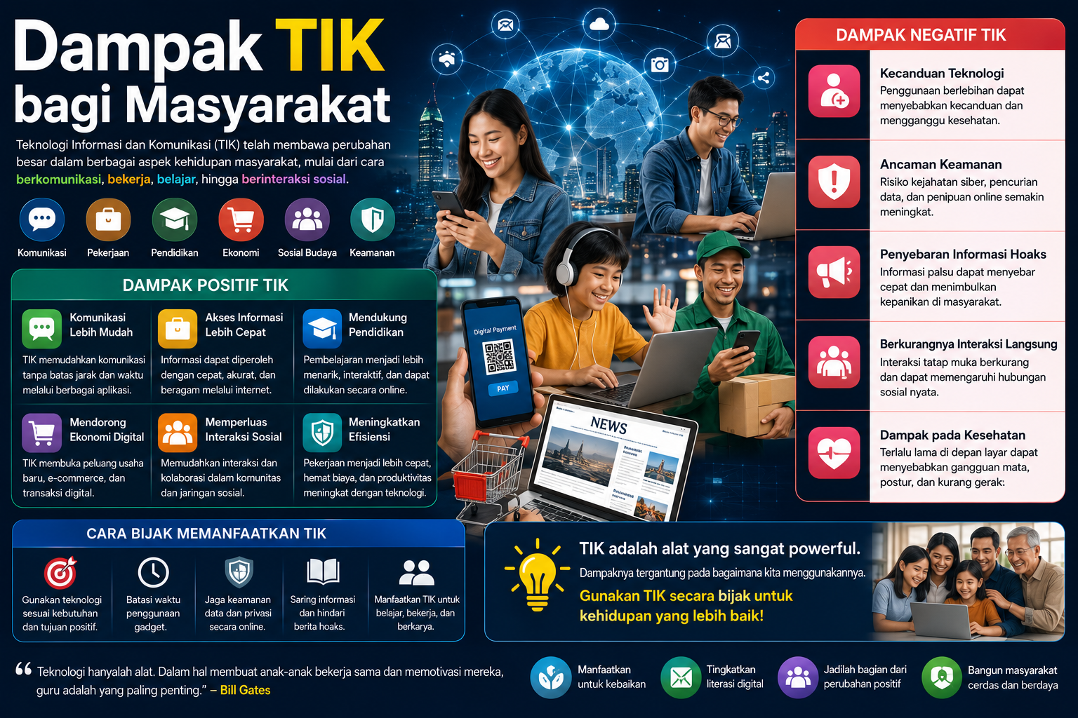 dampak TIK bagi masyarakat