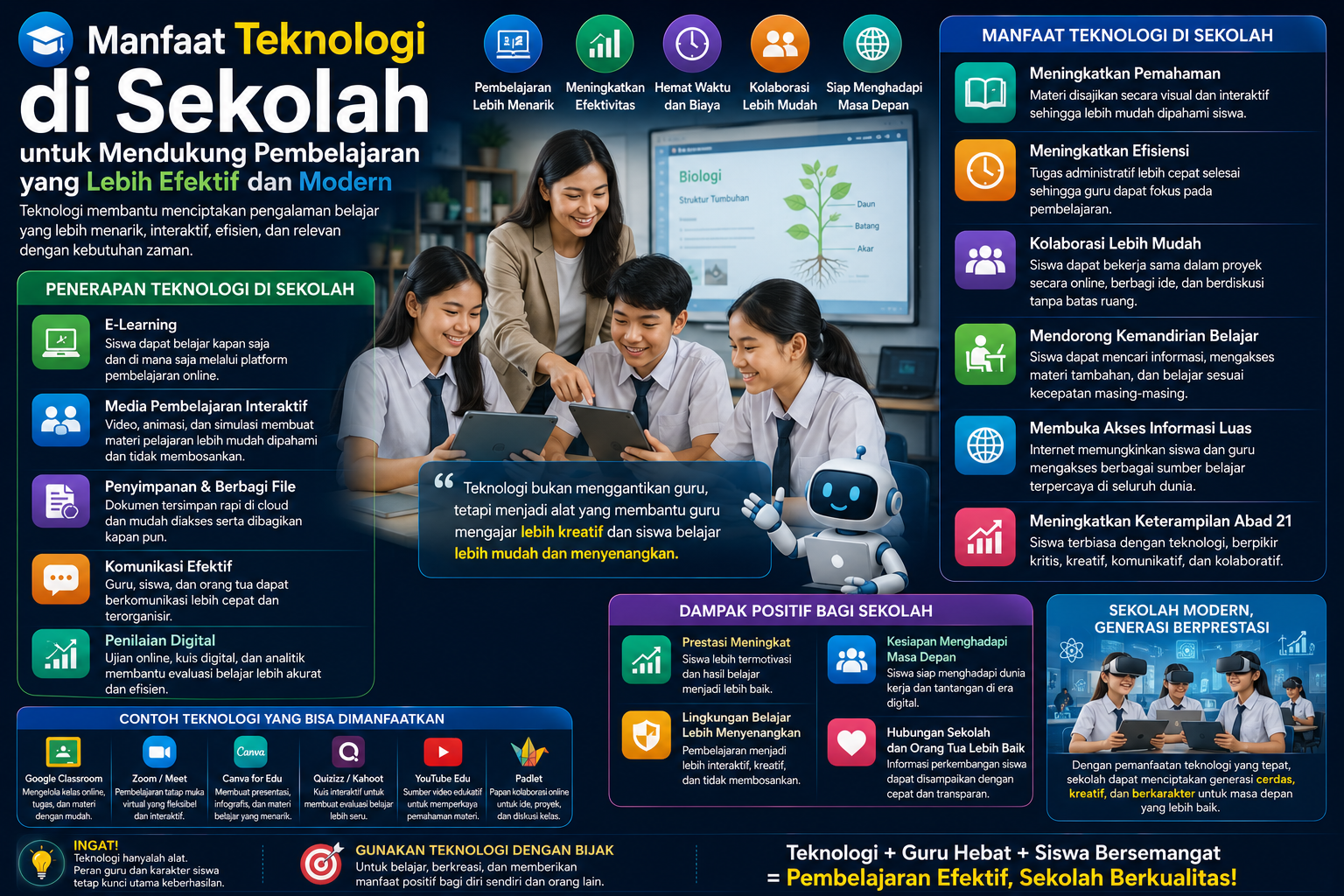 manfaat teknologi di sekolah